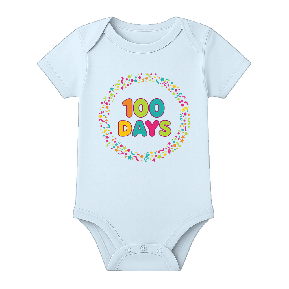 100 Days Tiny Milestone Romper for Newborn