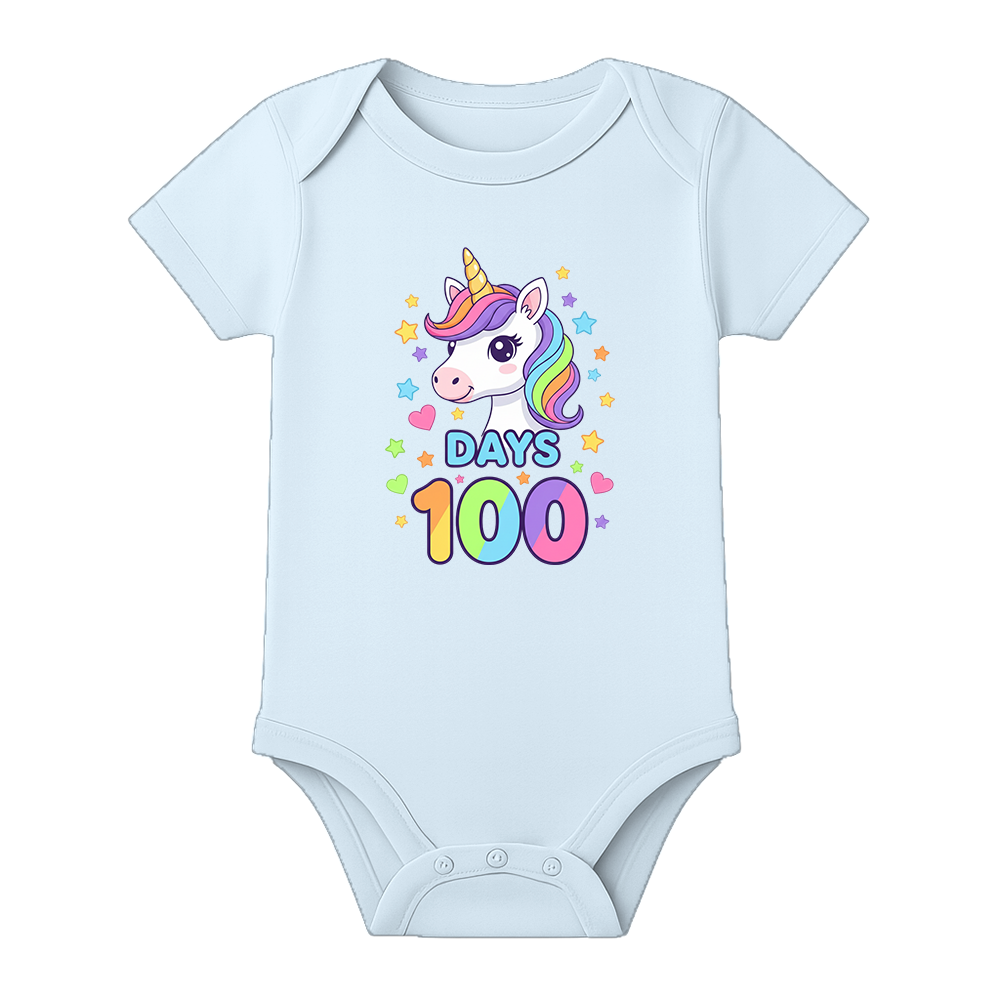 100 Days Baby Memory Photoshoot Outfit Cotton Onesie
