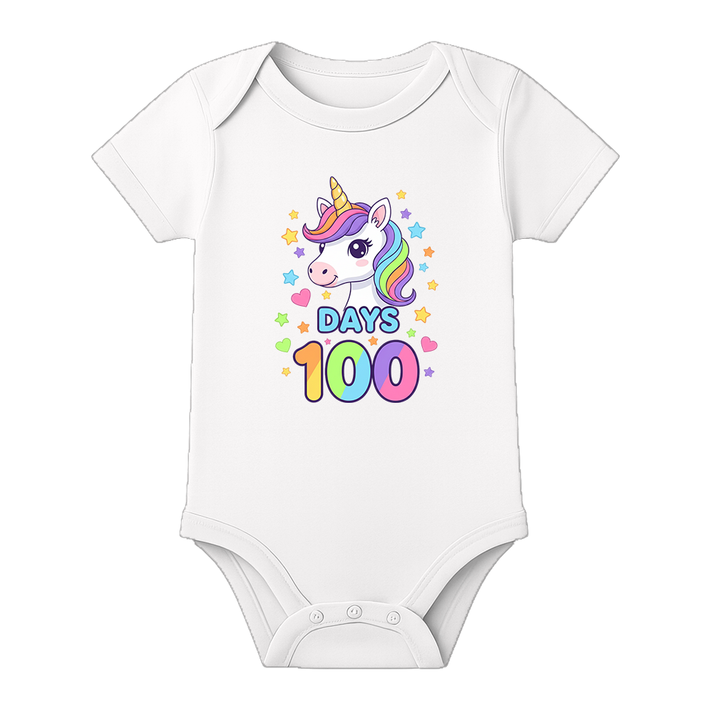 100 Days Baby Memory Photoshoot Outfit Cotton Onesie