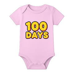100 Days Infant Special Occasion Romper Customizable Print