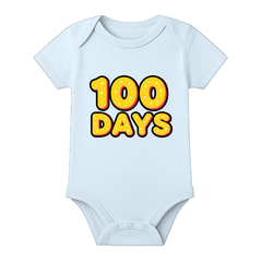 100 Days Infant Special Occasion Romper Customizable Print