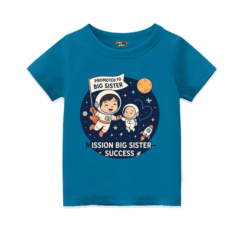 Astronaut "Mission Big Sister—Success" Toddler T-Shirt