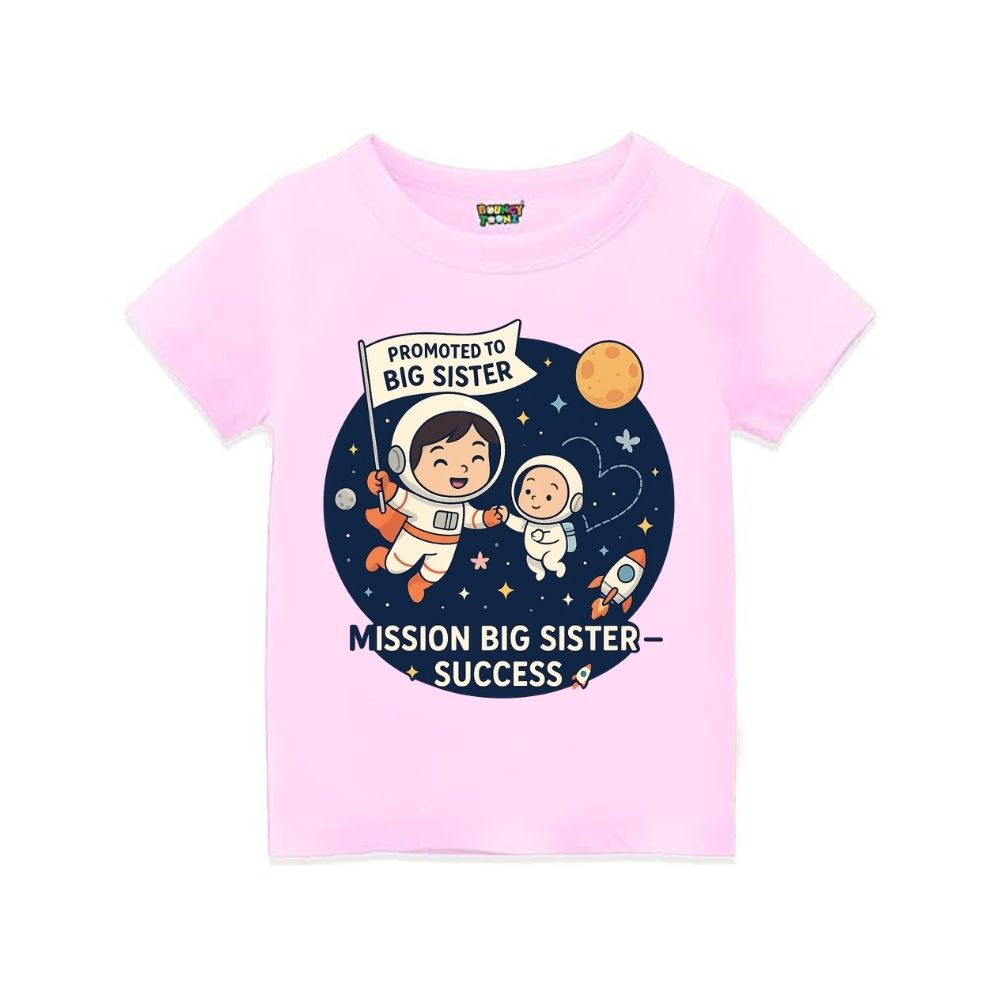 Astronaut "Mission Big Sister—Success" Toddler T-Shirt