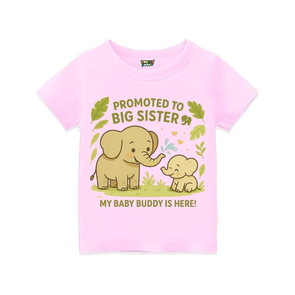 "My Baby Buddy Is Here!" Big Sister Announcement Tee