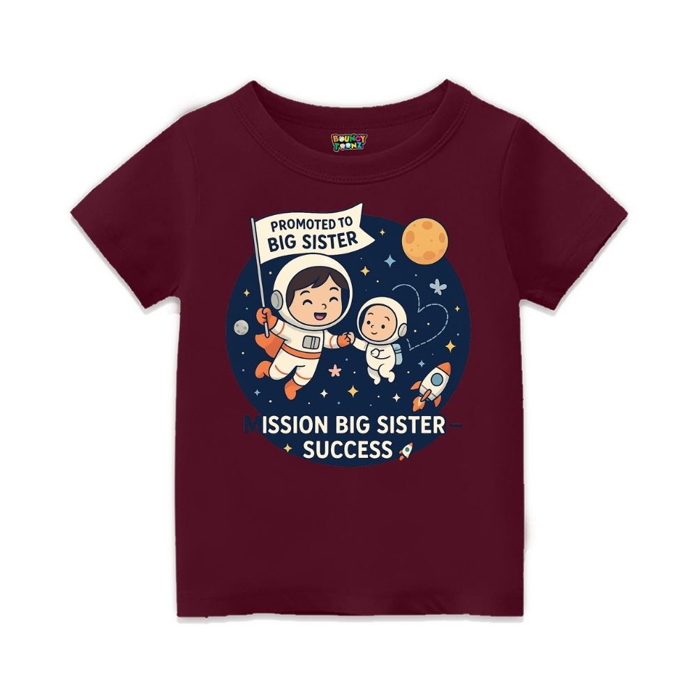 Astronaut "Mission Big Sister—Success" Toddler T-Shirt