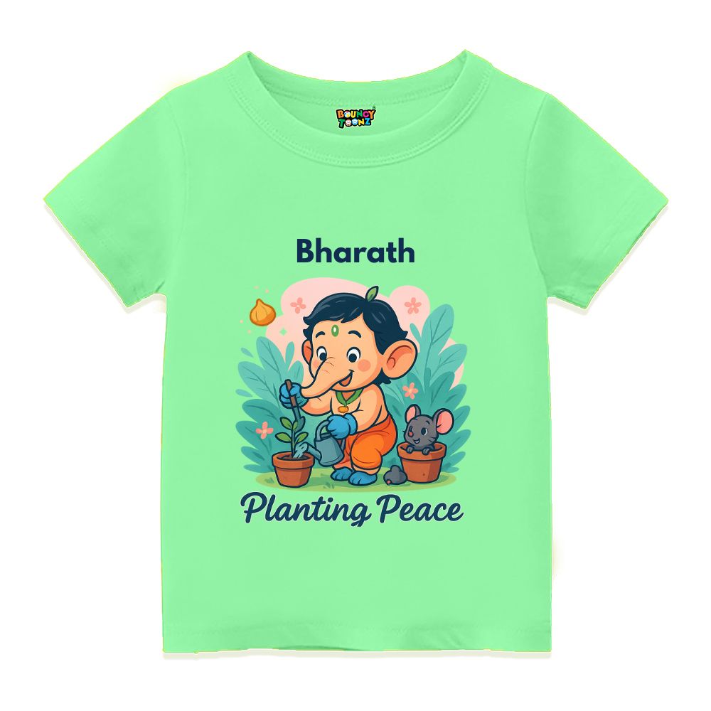 Bala Ganesha – Little Gardener of Nature Watering Love, Growing Blessings