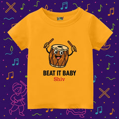 Beat it Baby Kids Cute Garba Tshirt