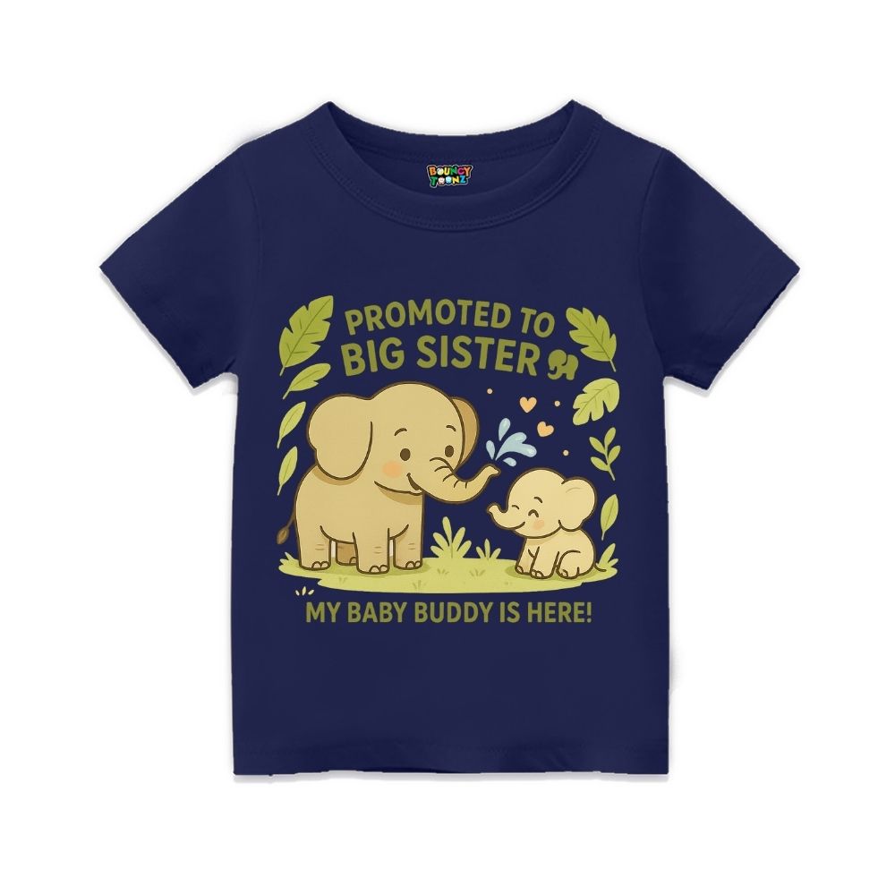 "My Baby Buddy Is Here!" Big Sister Announcement Tee