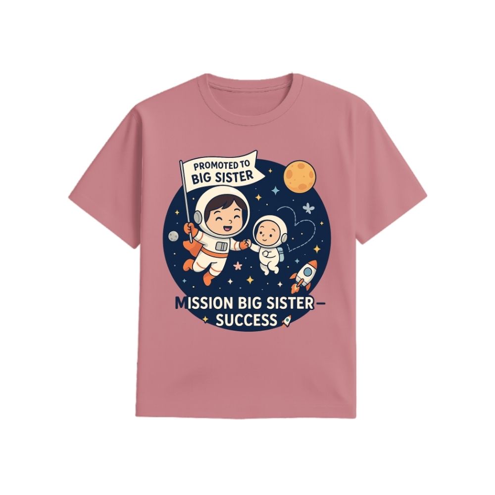 Astronaut "Mission Big Sister—Success" Toddler T-Shirt
