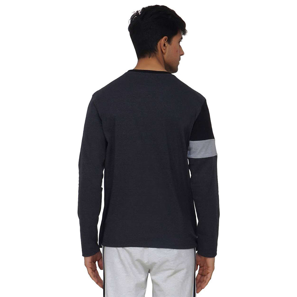 Black t-shirt on white tick design