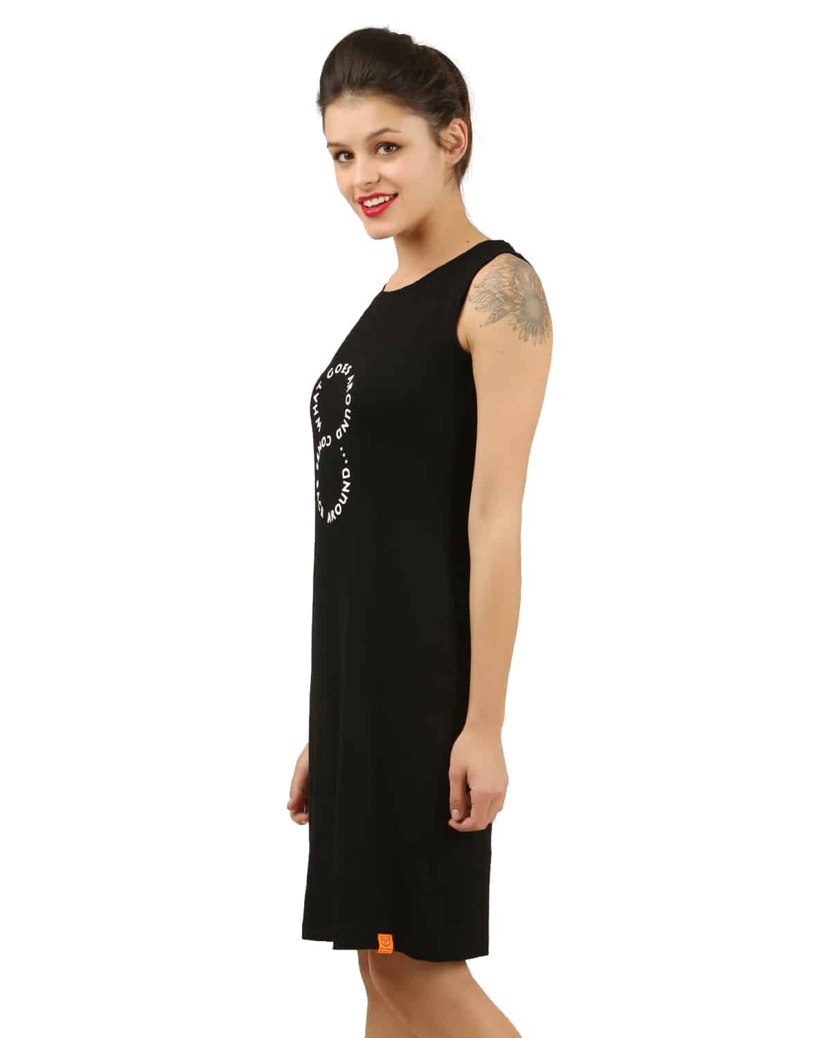 Black T-Shirt Dress