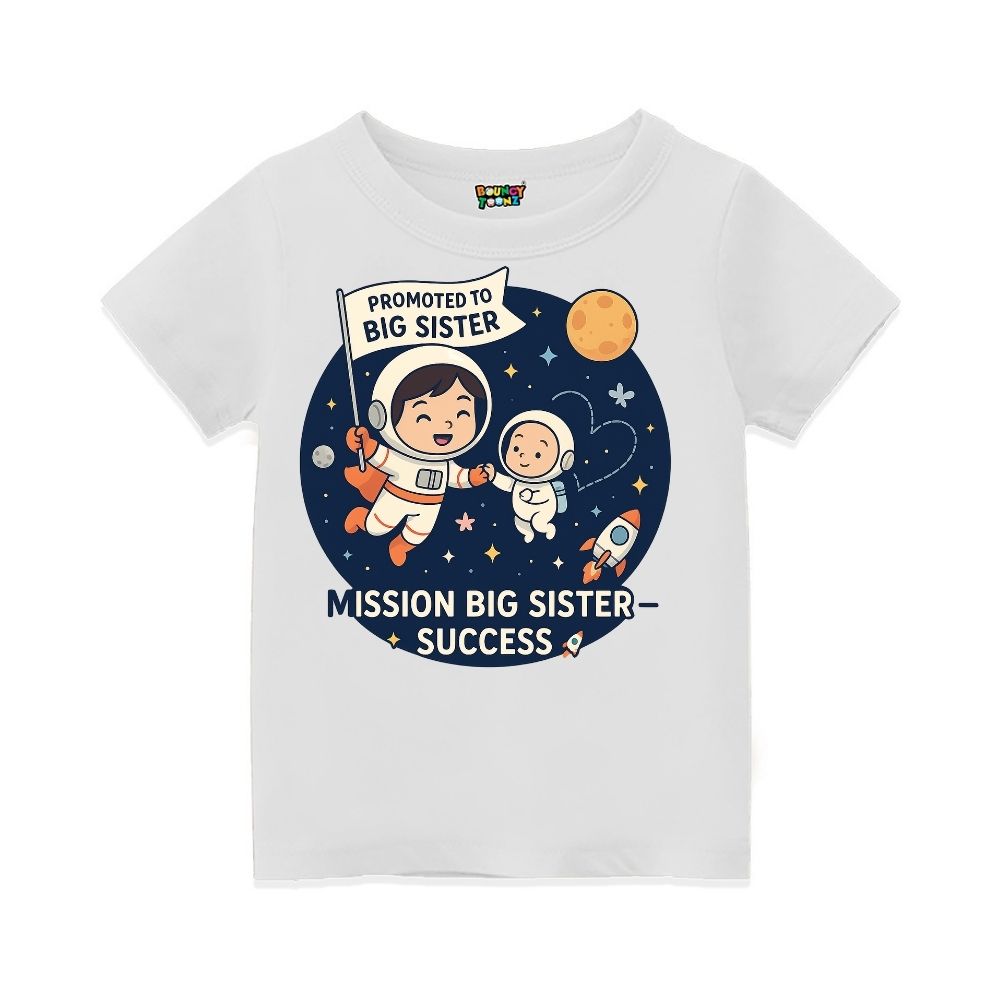 Astronaut "Mission Big Sister—Success" Toddler T-Shirt