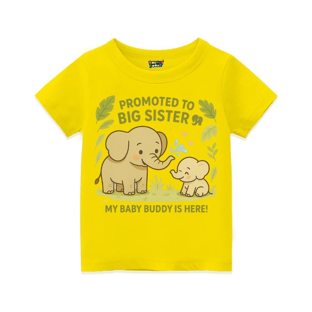 "My Baby Buddy Is Here!" Big Sister Announcement Tee