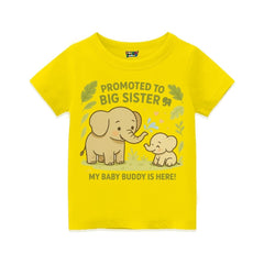 "My Baby Buddy Is Here!" Big Sister Announcement Tee
