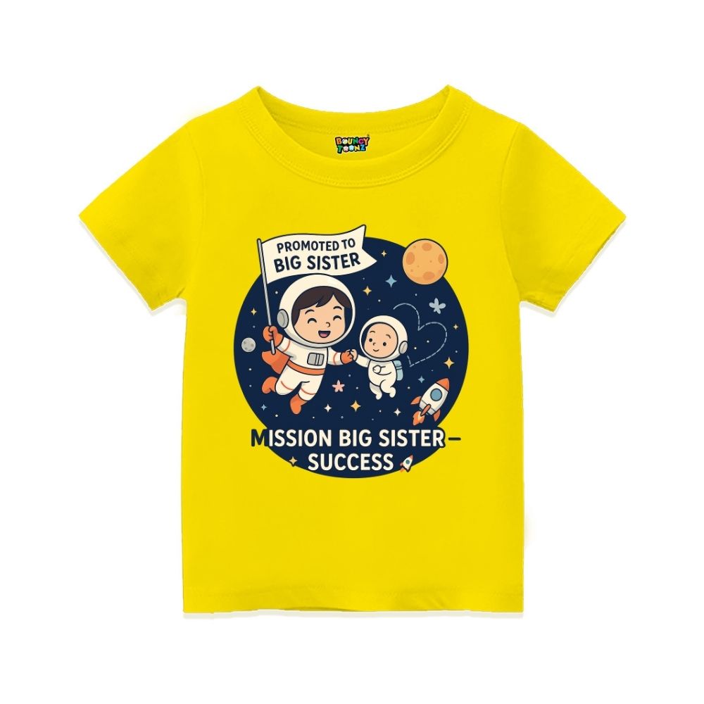 Astronaut "Mission Big Sister—Success" Toddler T-Shirt