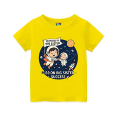 Astronaut "Mission Big Sister—Success" Toddler T-Shirt