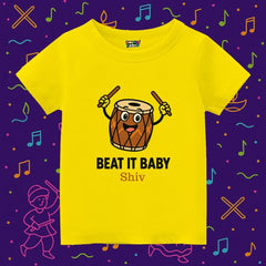 Beat it Baby Kids Cute Garba Tshirt