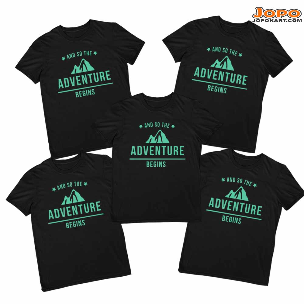 Adventure Begins Group Tshirts