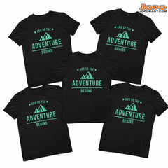 Adventure Begins Group Tshirts