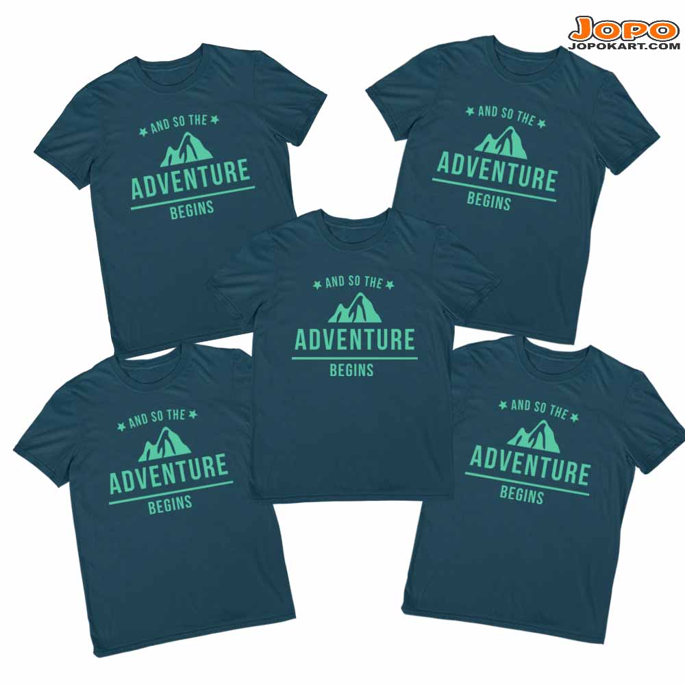 Adventure Begins Group Tshirts