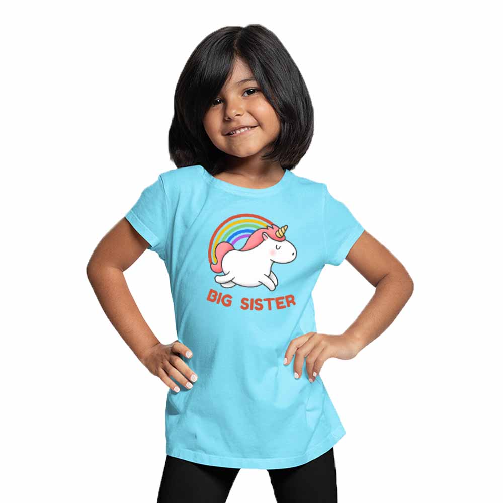 Big Sister with Unicorn T-Shirt