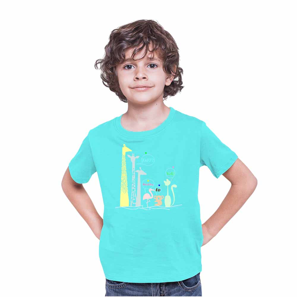 4rd Birthday Jungle Theme Kids T-shirt