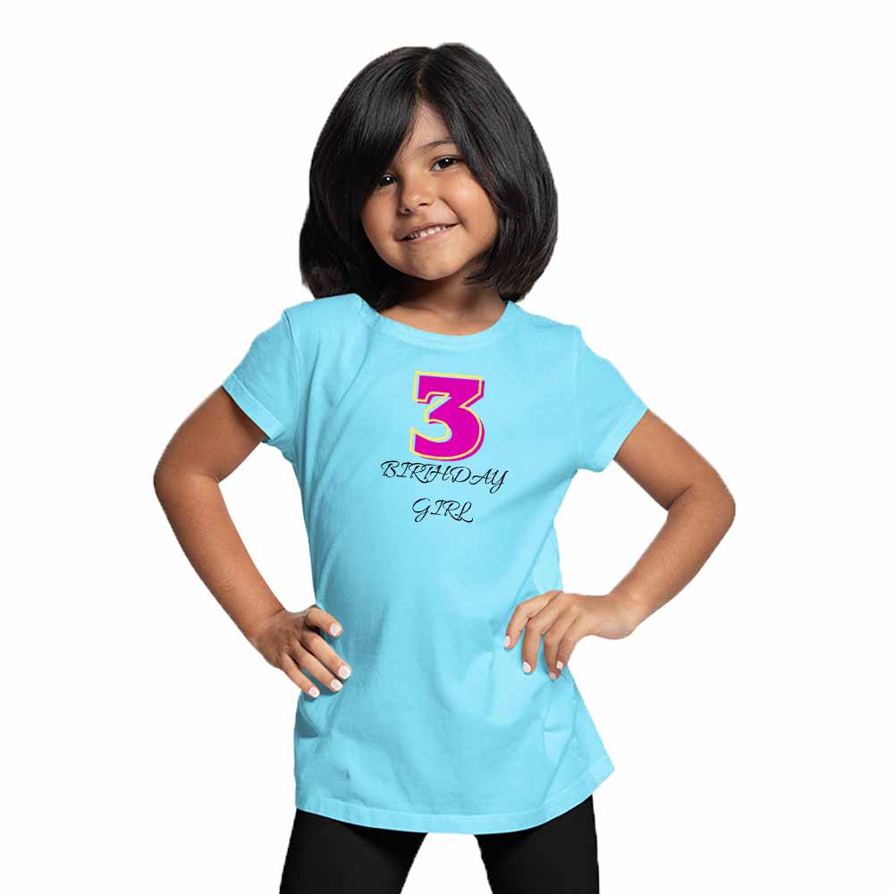 3 Birthday Theme Kids T-shirt