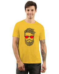 Beard-Sunglass Print