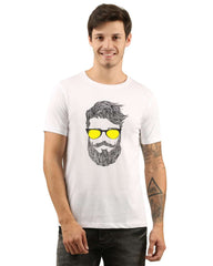 Beard-Sunglass Print