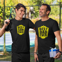 Best Dad-Best Son Ever - Dynamic Father & Son Combo Tees