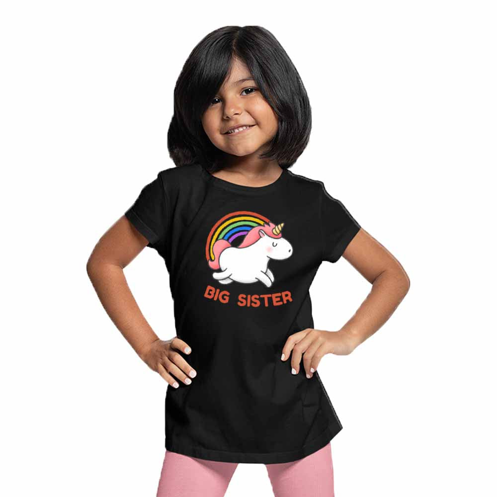 Big Sister with Unicorn T-Shirt