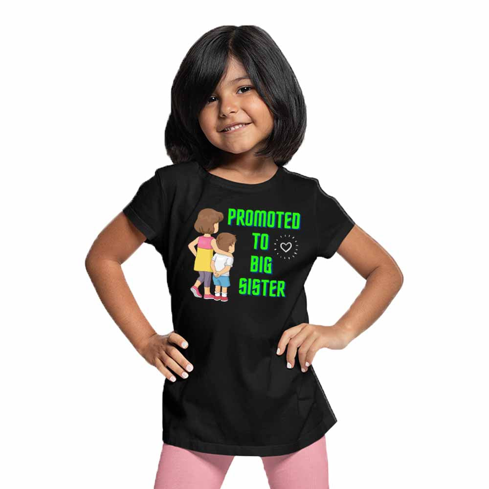 Big Sister Cartoon Design T-Shirt