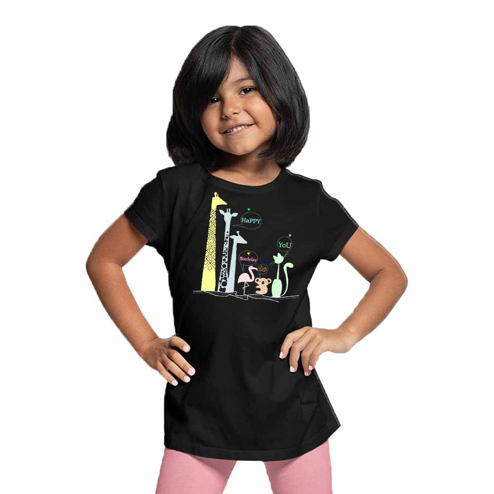 4rd Birthday Jungle Theme Kids T-shirt