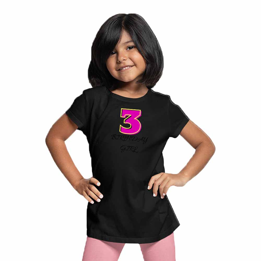 3 Birthday Theme Kids T-shirt