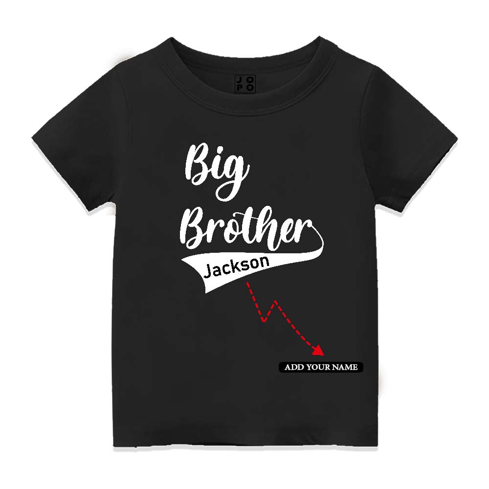 Big Brother Name customized Kids T Shirt