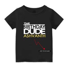 Birthday Dude Customised Kids T Shirt