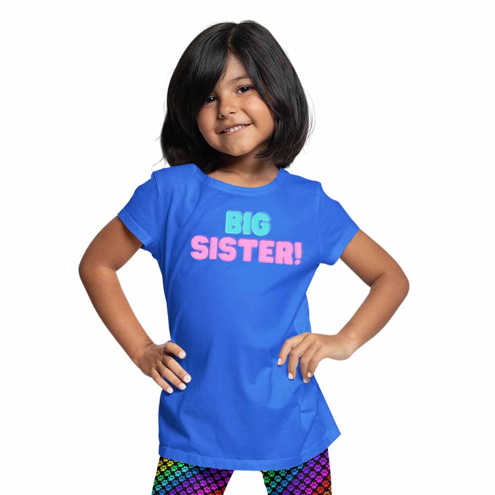 Big Sister Printed Design T-Shirt