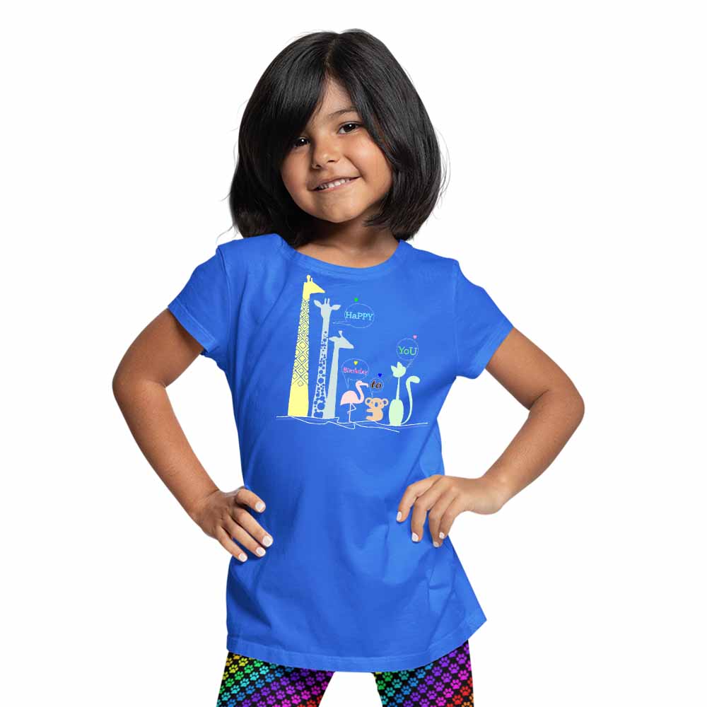 4rd Birthday Jungle Theme Kids T-shirt
