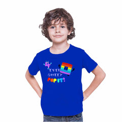 4rd Birthday Popi Game Theme Kids T-shirt