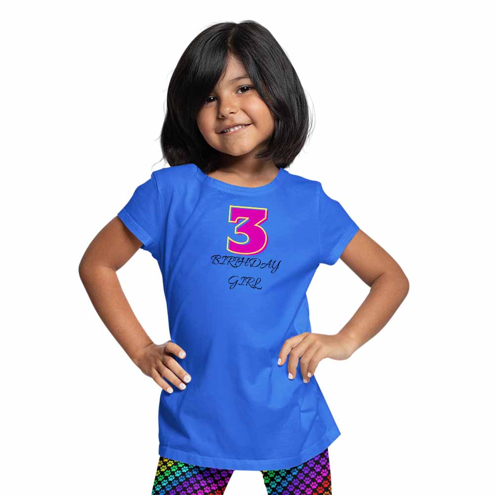 3 Birthday Theme Kids T-shirt