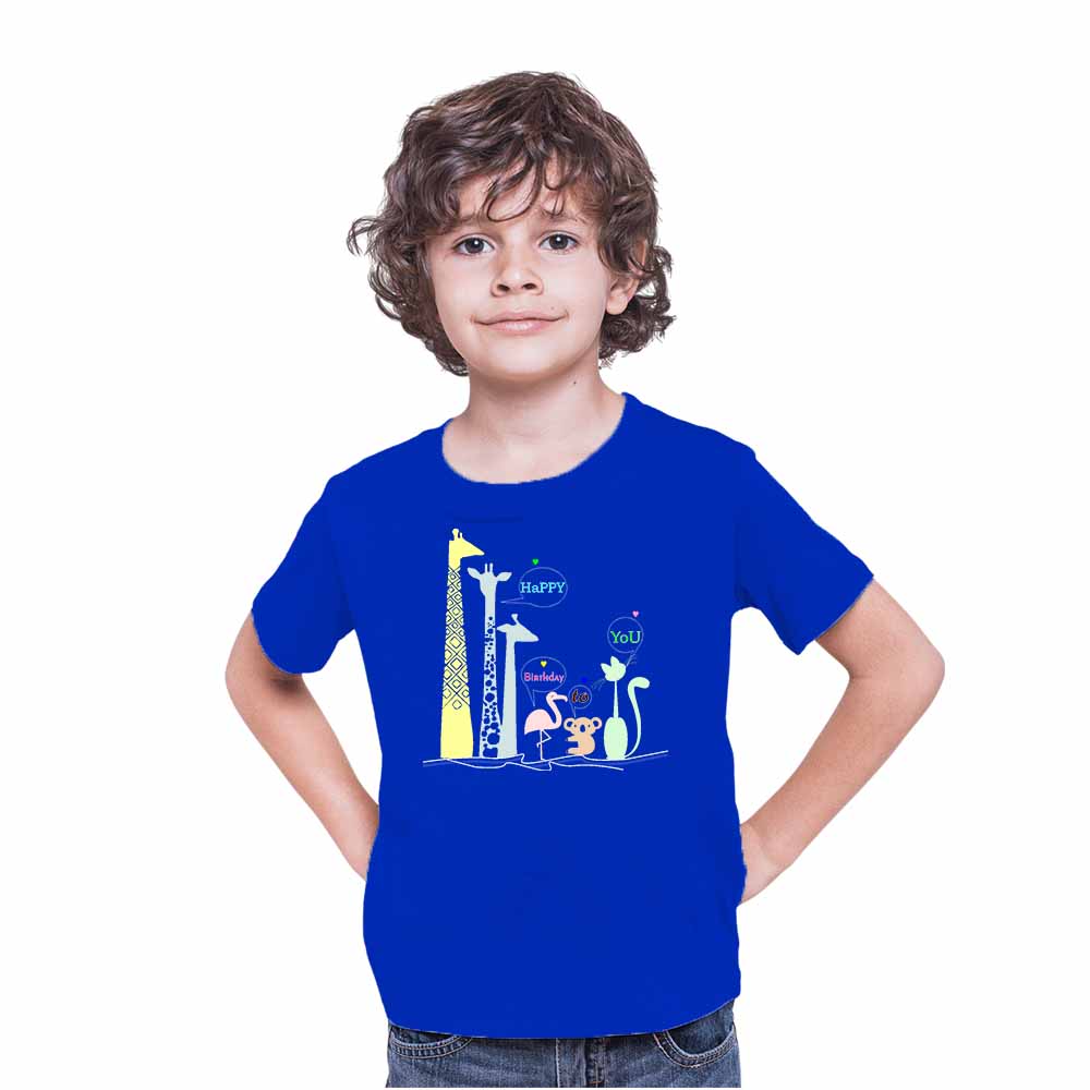 4rd Birthday Jungle Theme Kids T-shirt