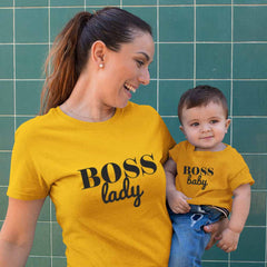 Boss Lady -Boss Boy Mom & Son