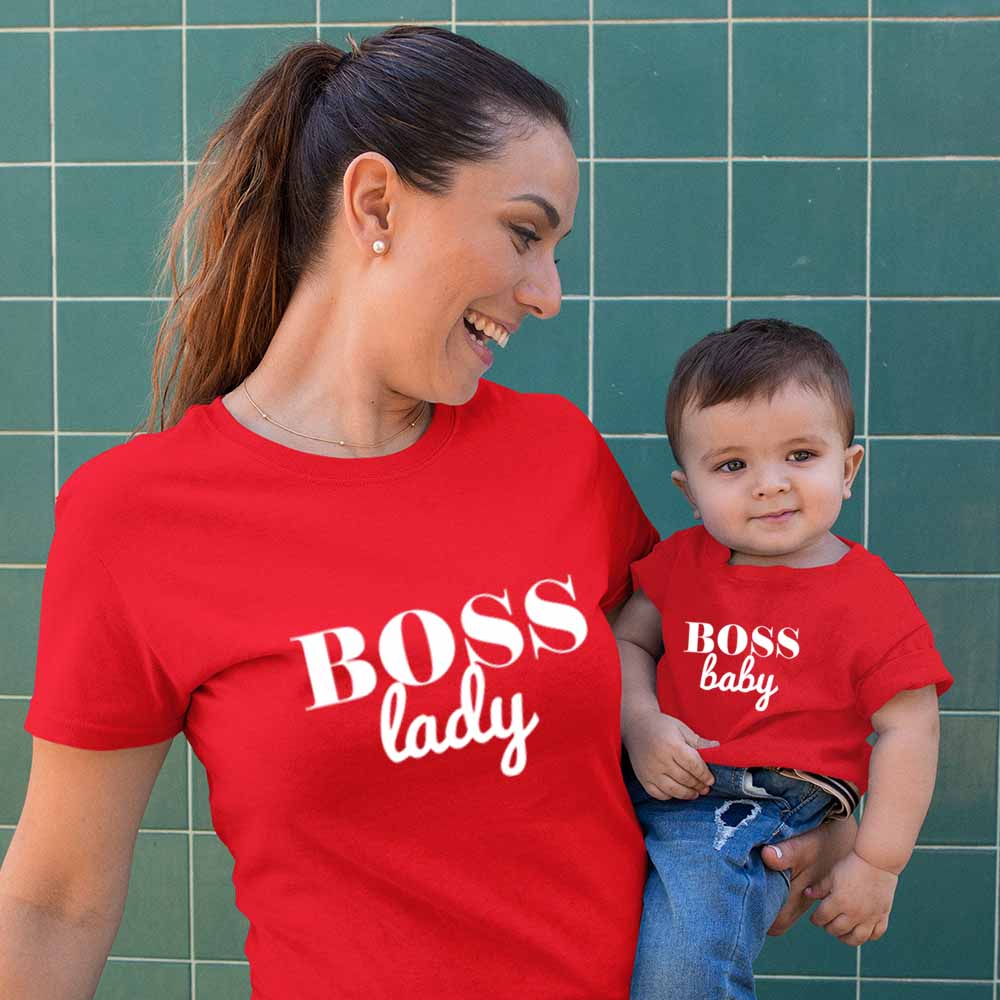 Boss Lady -Boss Boy Mom & Son