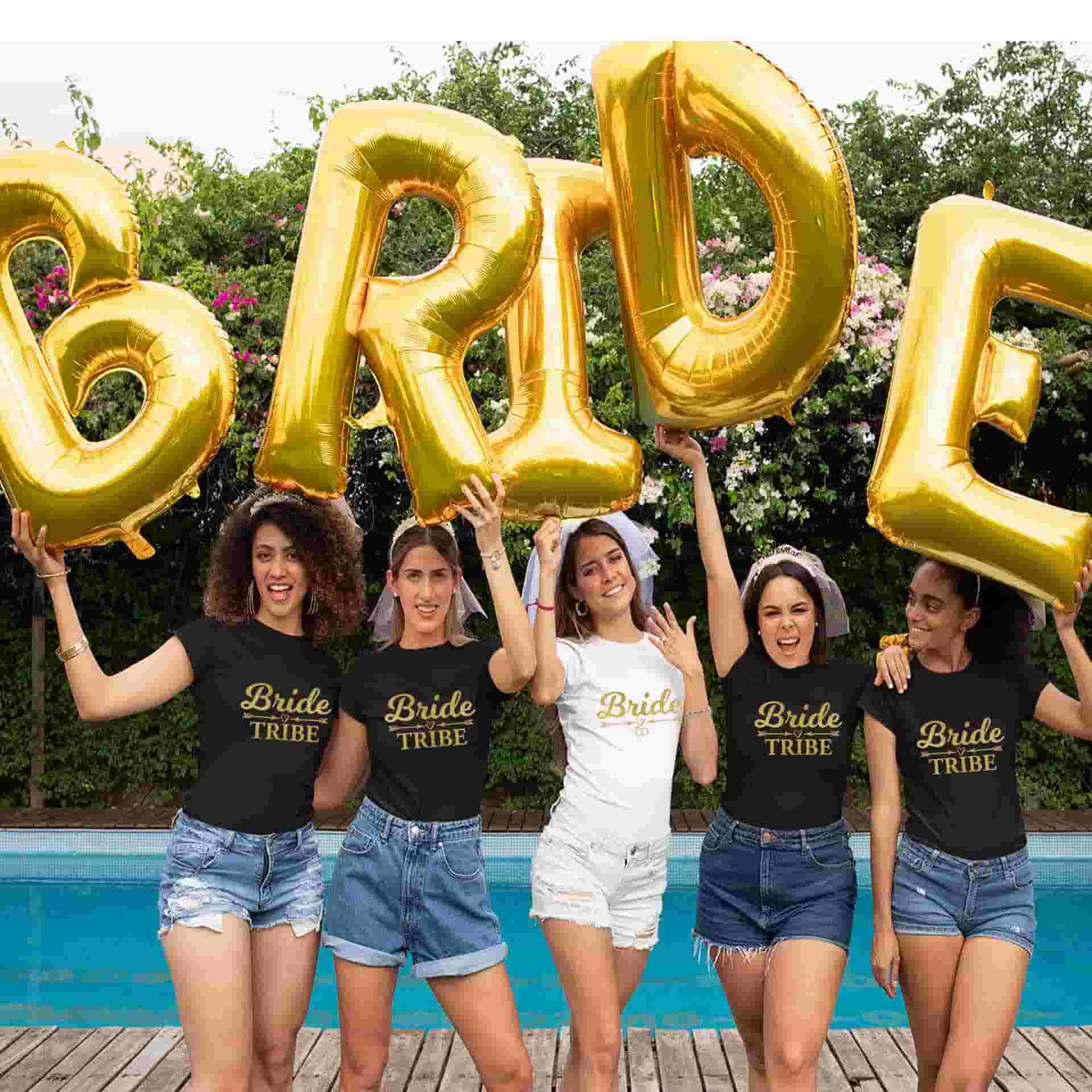 Bride & Bride Tribe Bachelorette Party Tshirts