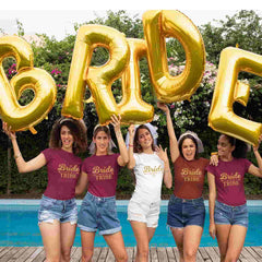 Bride & Bride Tribe Bachelorette Party Tshirts