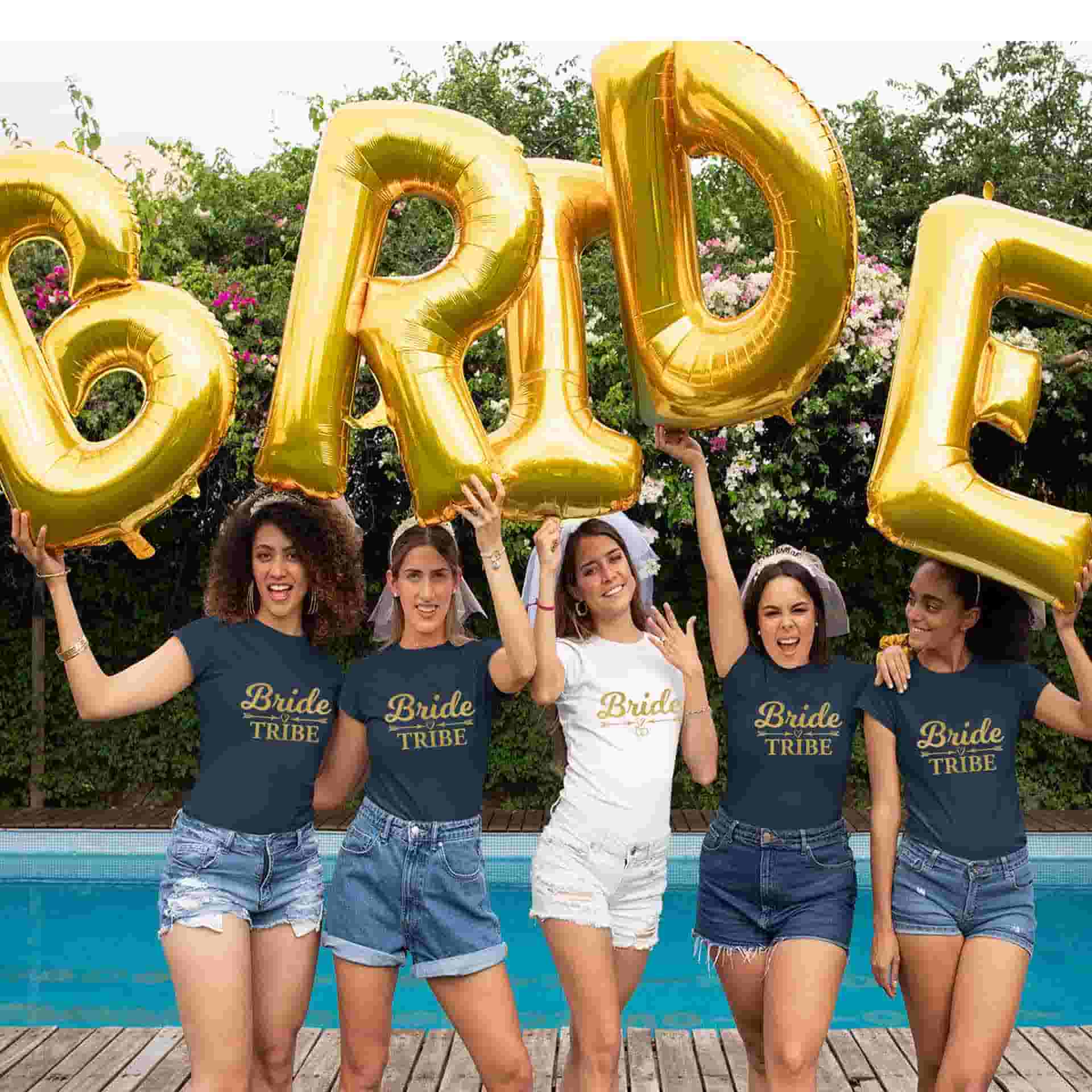 Bride & Bride Tribe Bachelorette Party Tshirts