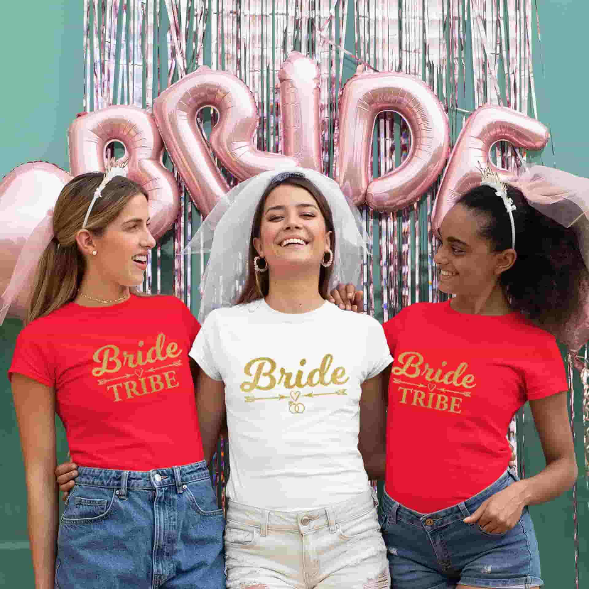 Bride & Bride Tribe Bachelorette Party Tshirts