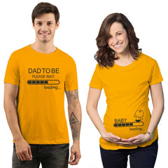 Baby Loading Pregnancy Couple Maternity T Shirts