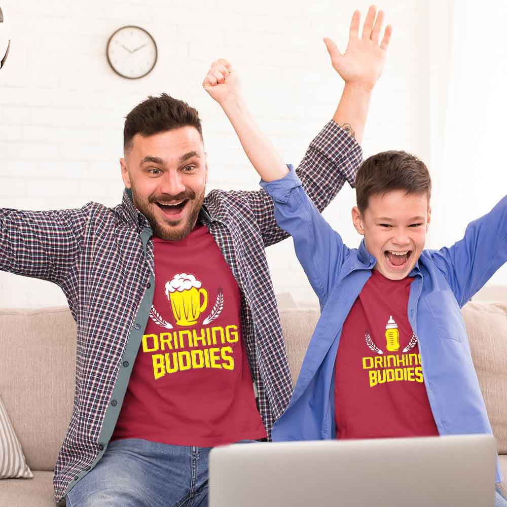 Brew & Moo Combo - Drinking Buddies Matching Tees