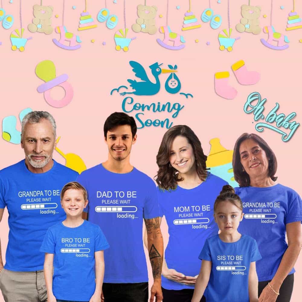 Baby Loading Funny Baby Shower Tshirts